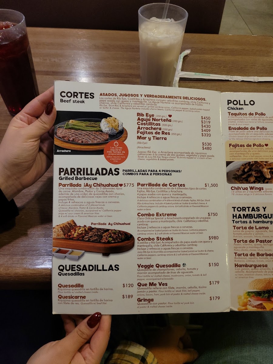 Chih'ua Tacos y Cortes Cafetales Menu - Image 4