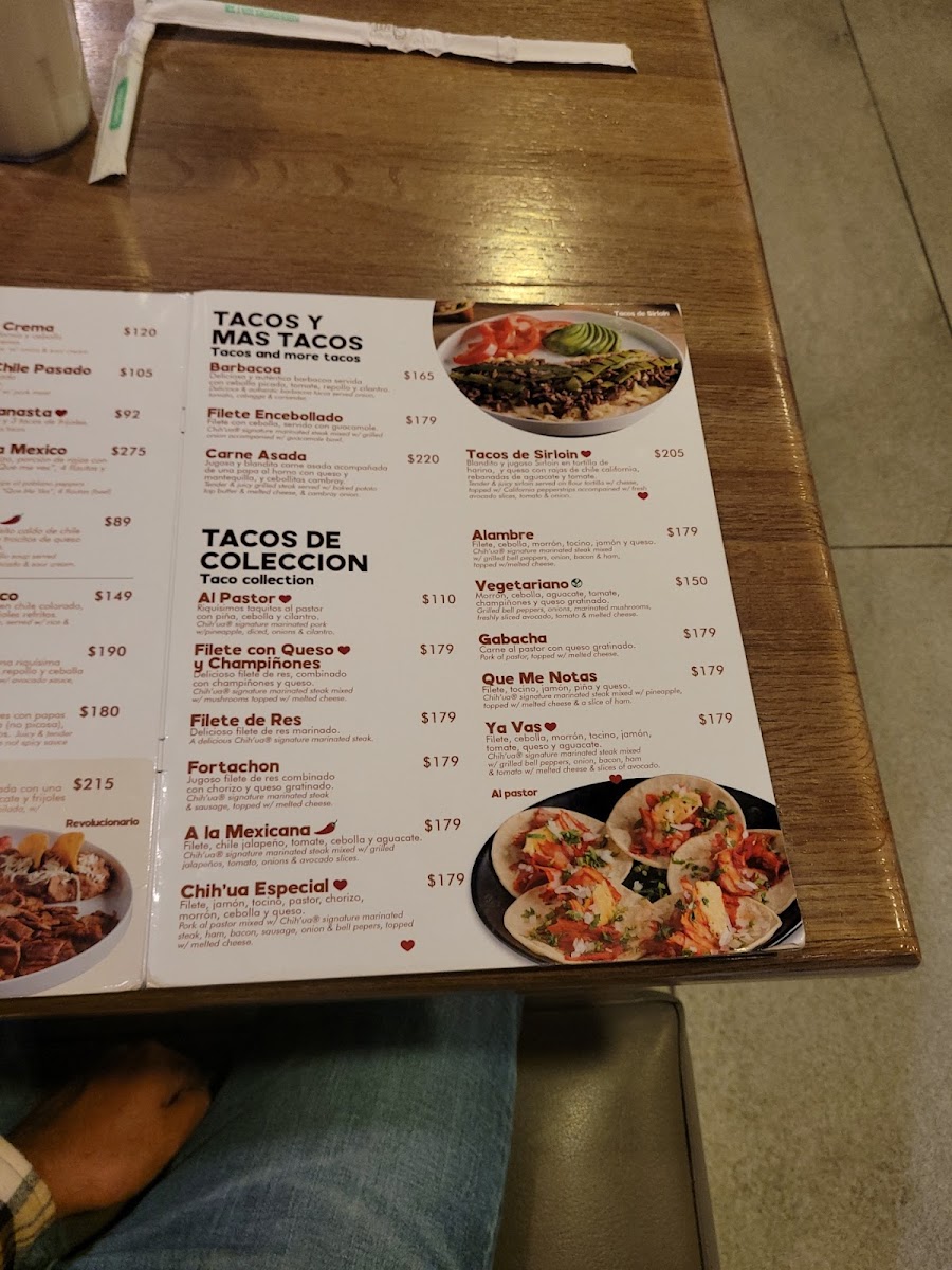 Chih'ua Tacos y Cortes Cafetales Menu - Image 5